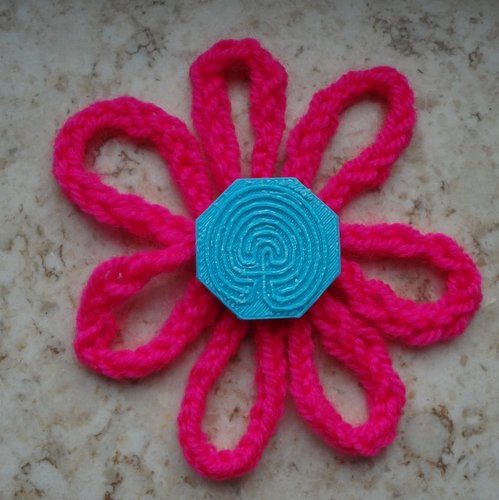 knitting project with labyrinth buttons 3D Print 28334 knitting project with labyrinth buttons 3D Print 28334
