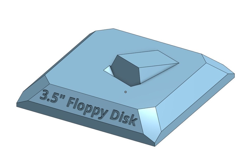 3.5" Floppy disk stand - totem 3D Print 283391