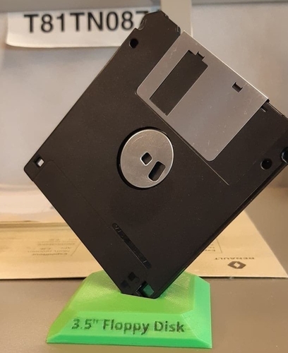 3.5" Floppy disk stand - totem 3D Print 283712