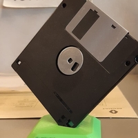 Small 3.5" Floppy disk stand - totem 3D Printing 283712