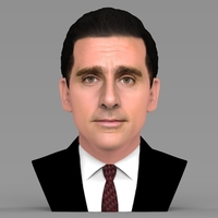 Small Michael Scott The Office bust ready for full color 3D printing 3D Printing 283779