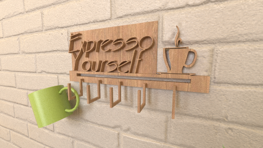 Expresso  hanger 3D Print 283832
