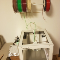 Small Removable Wall Filament Holder 3D Printing 283859