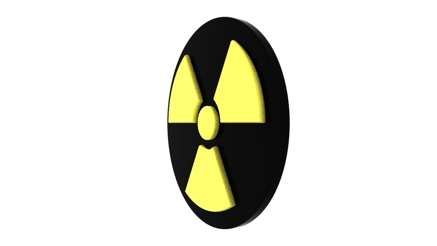 nuclear radiation symbol 3D Print 283955