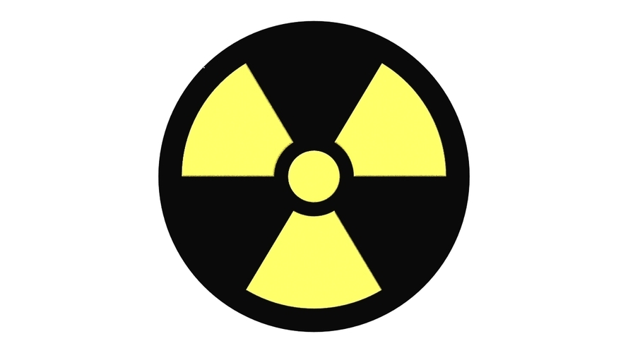 nuclear radiation symbol 3D Print 283956