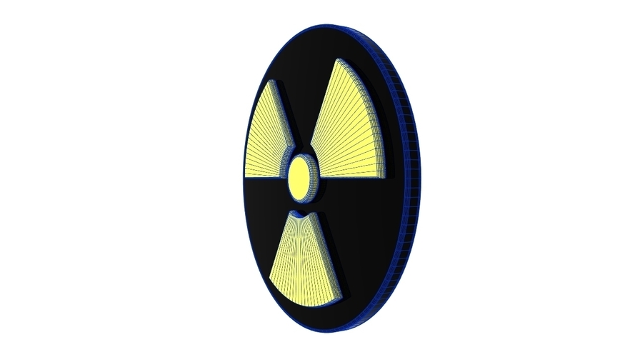 nuclear radiation symbol 3D Print 283958