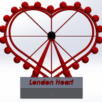 Small Not London eye But London heart 3D Printing 284242