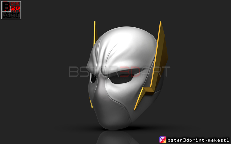 Godspeed Mask - Flash God Season 6 - Flash cosplay helmet  3D Print 284529