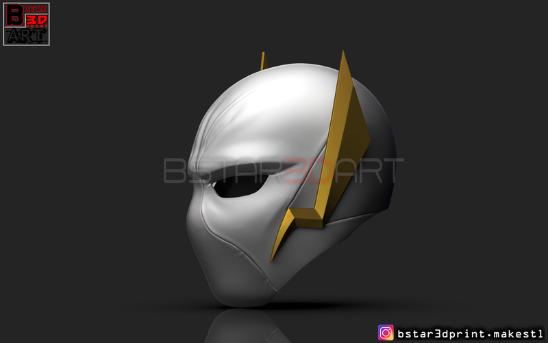 Godspeed Mask - Flash God Season 6 - Flash cosplay helmet  3D Print 284530