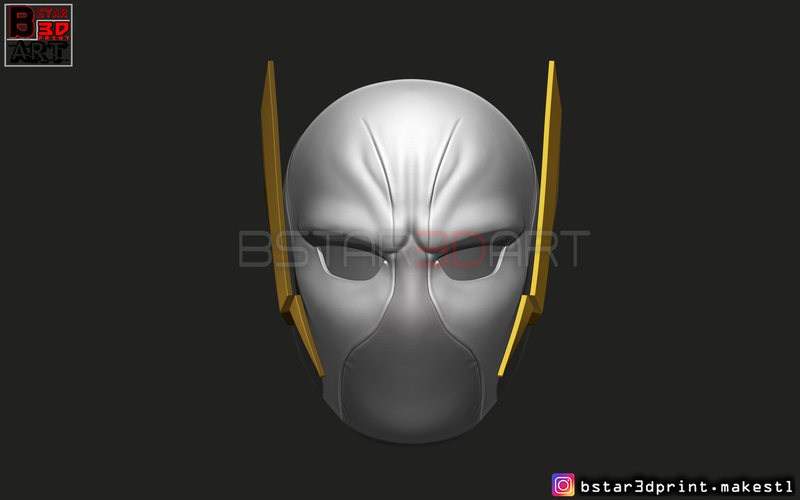 Godspeed Mask - Flash God Season 6 - Flash cosplay helmet  3D Print 284532