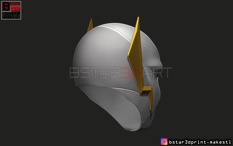 Godspeed Mask - Flash God Season 6 - Flash cosplay helmet  3D Print 284537