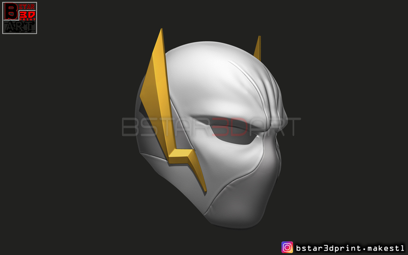 Godspeed Mask - Flash God Season 6 - Flash cosplay helmet  3D Print 284538