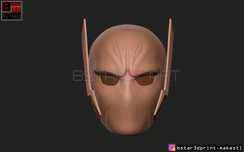 Godspeed Mask - Flash God Season 6 - Flash cosplay helmet  3D Print 284540