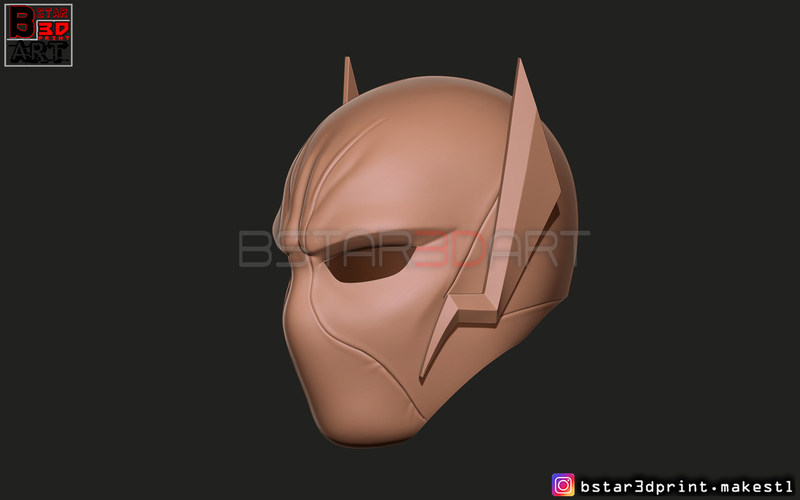 Godspeed Mask - Flash God Season 6 - Flash cosplay helmet  3D Print 284541