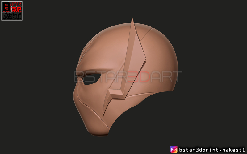 Godspeed Mask - Flash God Season 6 - Flash cosplay helmet  3D Print 284542