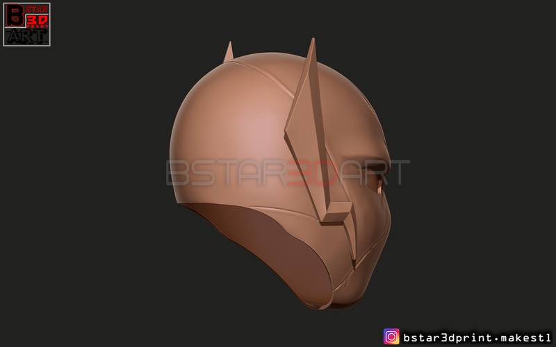 Godspeed Mask - Flash God Season 6 - Flash cosplay helmet  3D Print 284545