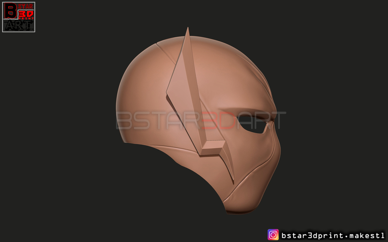 Godspeed Mask - Flash God Season 6 - Flash cosplay helmet  3D Print 284546
