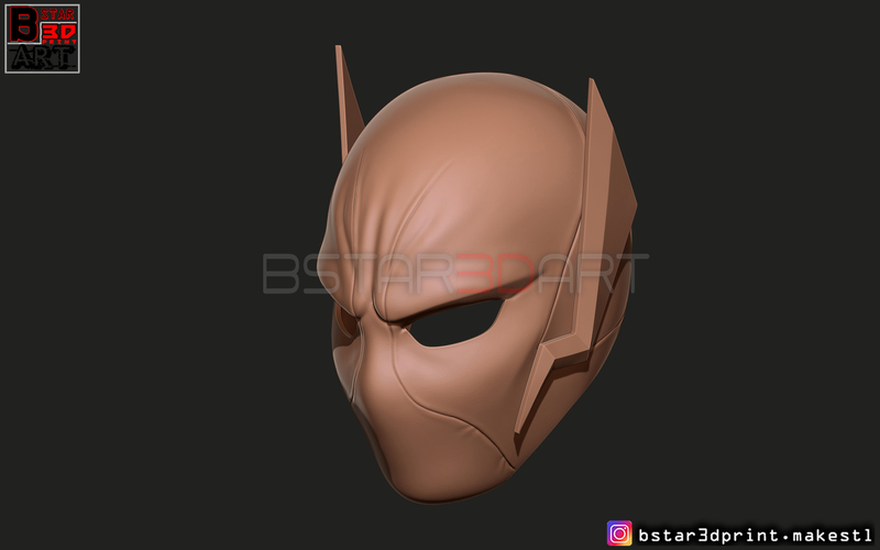 Godspeed Mask - Flash God Season 6 - Flash cosplay helmet  3D Print 284548