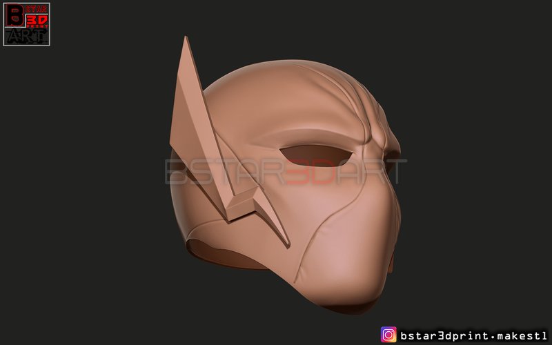 Godspeed Mask - Flash God Season 6 - Flash cosplay helmet  3D Print 284549