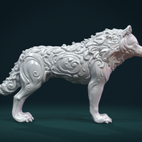 Small Wonderful Wolf 3D Printing 284831