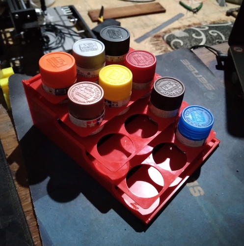 paint bottle holder 3D Print 284887 paint bottle holder 3D Print 284887