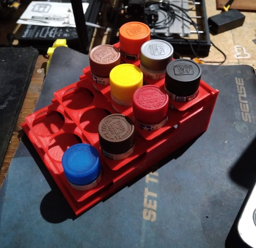 paint bottle holder 3D Print 284888 paint bottle holder 3D Print 284888