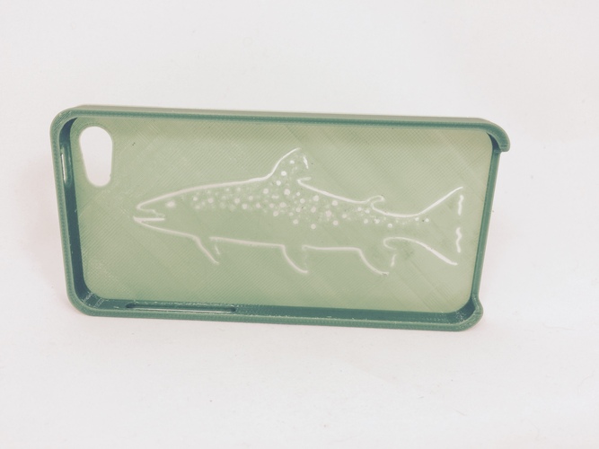 Mountain Brook Trout, iPhone 5/5s Case 3D Print 28492