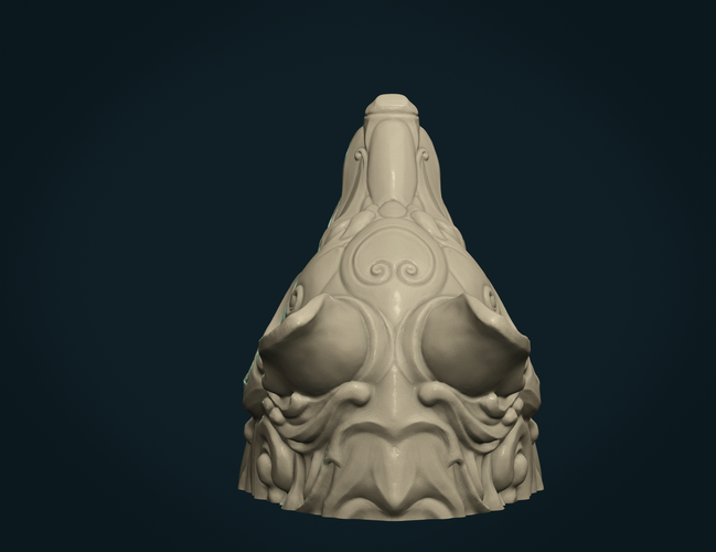 Stylized Wolf head 3D Print 285106