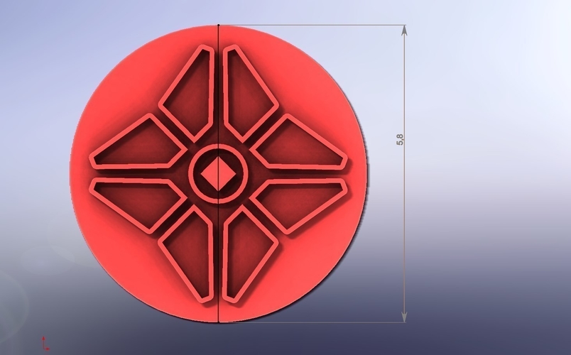 Cookie Cutters- Destiny-2 (2pcs) (Free) 3D Print 285317 Cookie Cutters- Destiny-2 (2pcs) (Free) 3D Print 285317