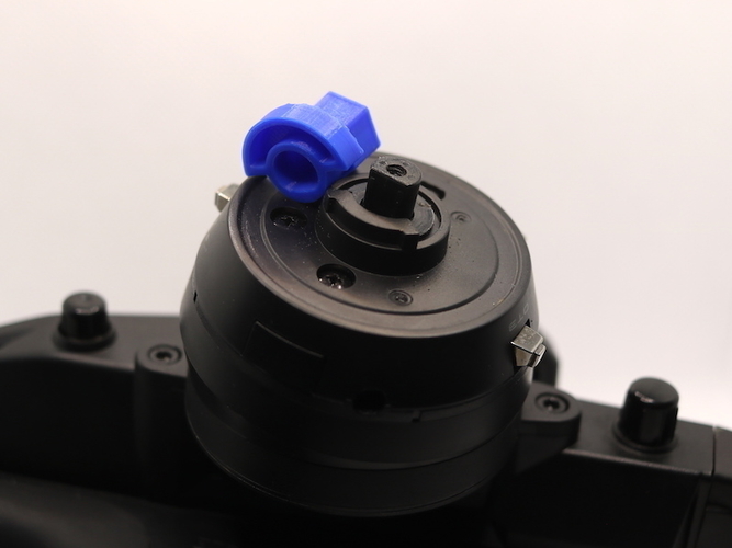 RC Radio Wheel Adapter (Futaba, Airtronics Sanwa M17) 3D Print 285643 RC Radio Wheel Adapter (Futaba, Airtronics Sanwa M17) 3D Print 285643