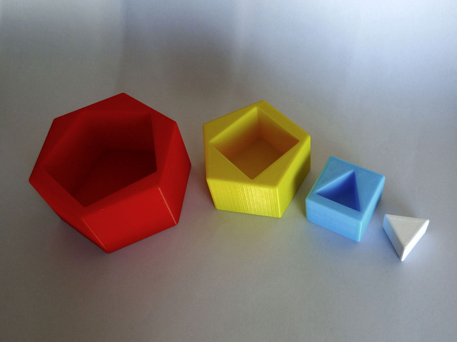 Sequential Stackable Geometric Forms 3D Print 28572 Sequential Stackable Geometric Forms 3D Print 28572