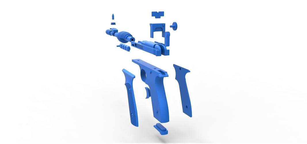 Blaster pistol X-30 from Star Wars Return of the Jedi 3D Print 287047 Blaster pistol X-30 from Star Wars Return of the Jedi 3D Print 287047