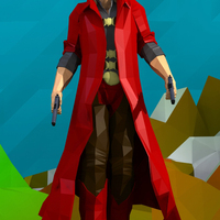 Small dante low poly 3D Printing 28706