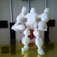 Small Chessbot Hero Transforming Chess Set 3D Printing 2877