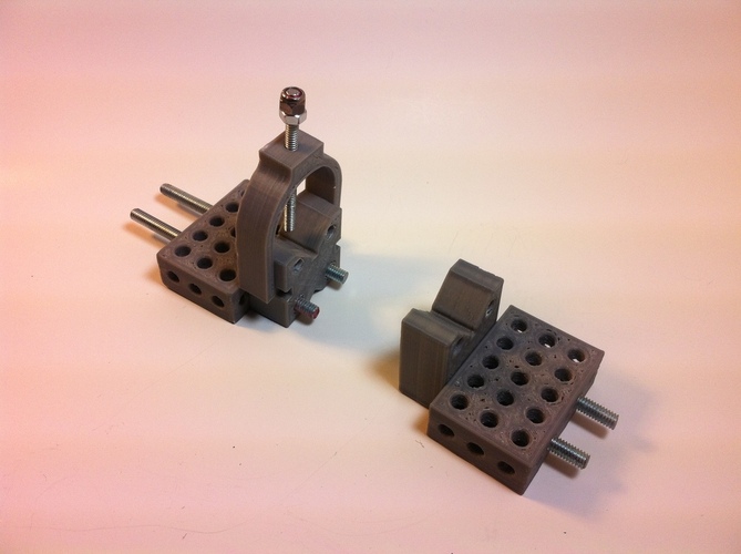 1-2-3 Block & V-Block Jig Set 3D Print 28836