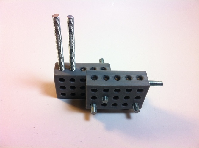 1-2-3 Block & V-Block Jig Set 3D Print 28837