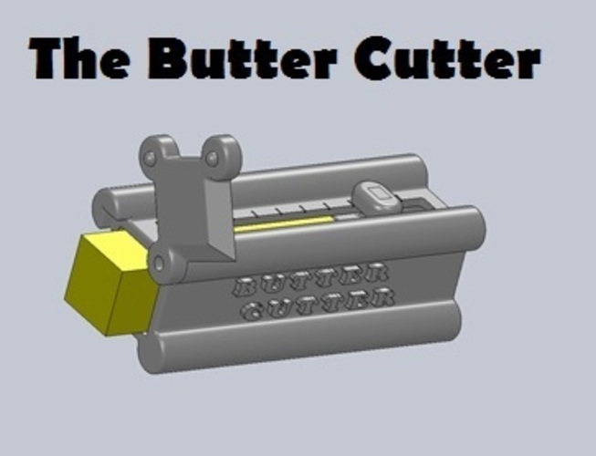 The Butter Cutter - A convenient way to serve butter! 3D Print 28847
