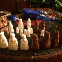 Small Spending time at home? Print a Lewis Chess set! Part 1/2 3D Printing 288535