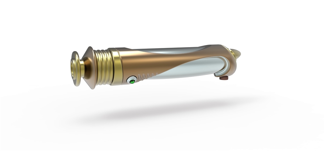 Lightsaber of Darth Sidious from Star Wars 3D Print 288917 Lightsaber of Darth Sidious from Star Wars 3D Print 288917