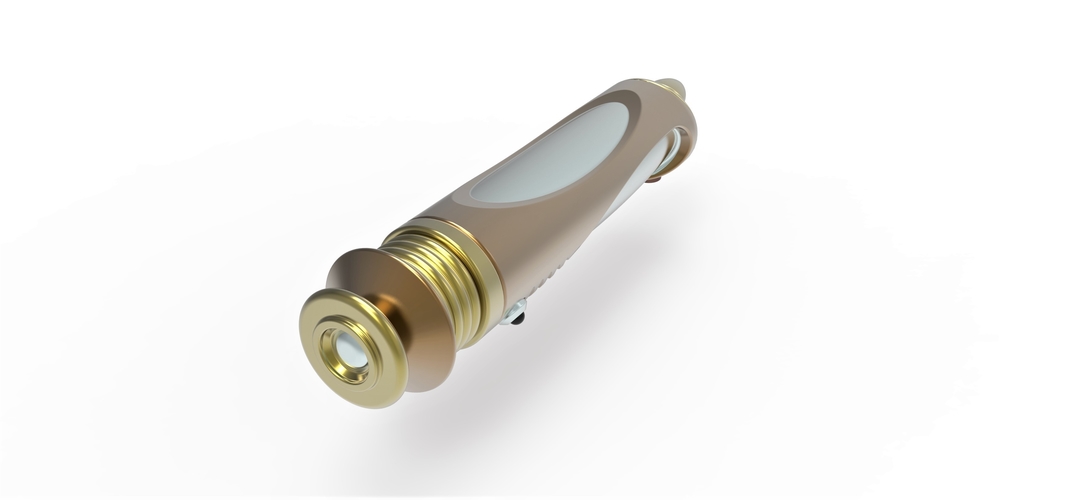 Lightsaber of Darth Sidious from Star Wars 3D Print 288918 Lightsaber of Darth Sidious from Star Wars 3D Print 288918