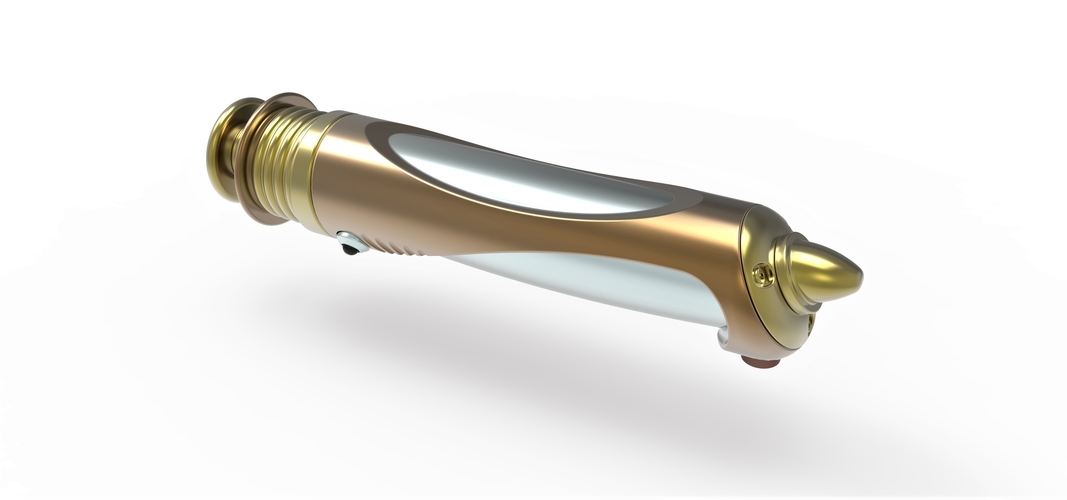 Lightsaber of Darth Sidious from Star Wars 3D Print 288925 Lightsaber of Darth Sidious from Star Wars 3D Print 288925