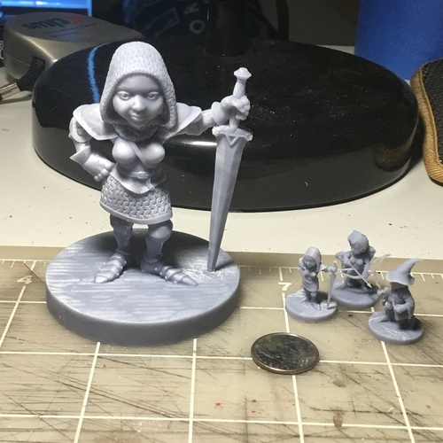 Halfling Paladin 3D Print 290052 Halfling Paladin 3D Print 290052