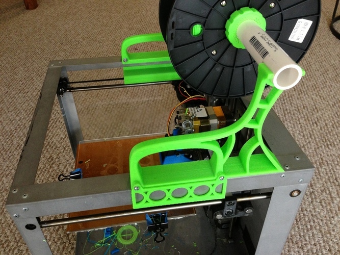 Solidoodle Carry Handle and Spool Holder 3D Print 29025