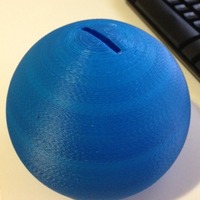 Small Sphere Piggy Bank 3D Printing 29039
