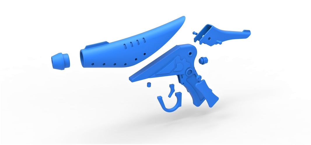 Alderaan blaster pistol from Star Wars 3D Print 290533 Alderaan blaster pistol from Star Wars 3D Print 290533