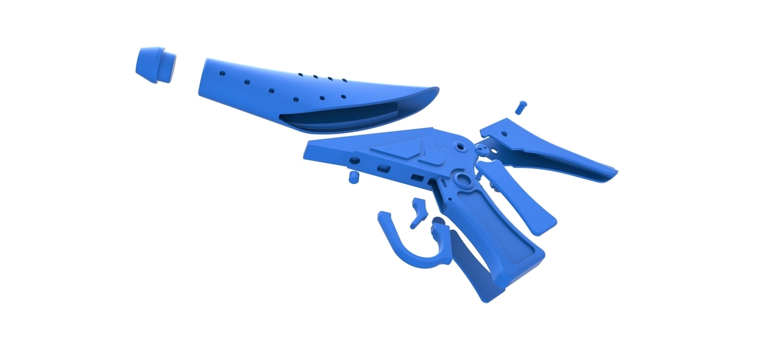 Alderaan blaster pistol from Star Wars 3D Print 290534 Alderaan blaster pistol from Star Wars 3D Print 290534