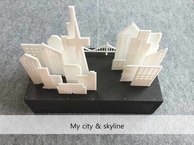 Your City & Skyline 3D Print 29146
