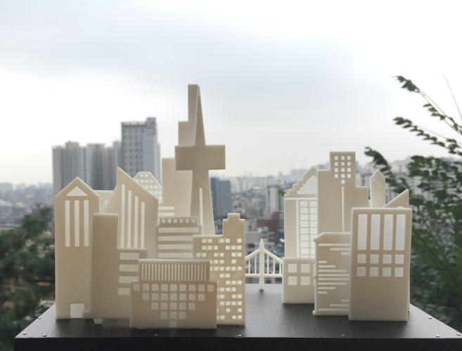 Your City & Skyline 3D Print 29151