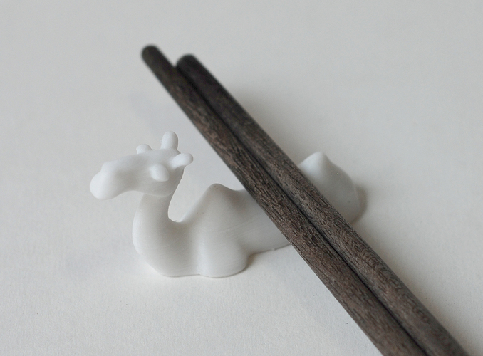 Camel Chopstick Stand 3D Print 29260