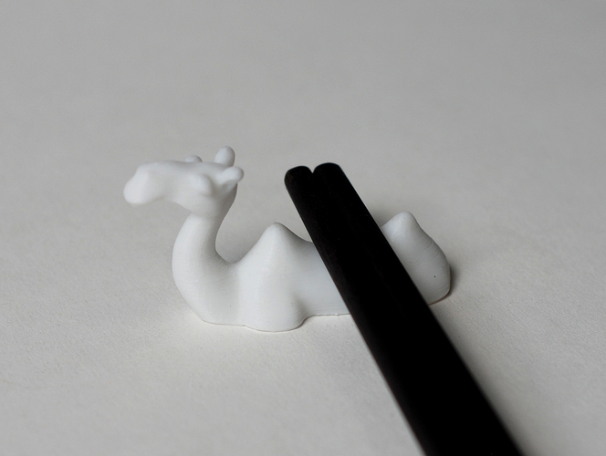 Camel Chopstick Stand 3D Print 29262